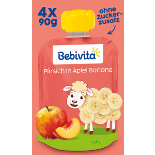 Bebivita Klemmepose fersken i æble banan 77.64 DKK/1 kg