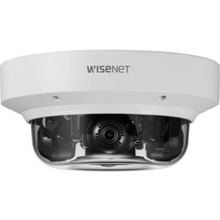 Hanwha Vision Dome Kamera PNM-9084QZ1/KX 3 - 6mm P-Serie Überwachungskamera mit 2 Megapixel Auflösung. professionelle Kamera für außen - weiß
