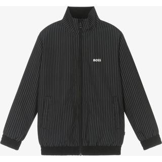 BOSStil drenge. J51963 Jogging cardigan sort (5años= 109cm), Casual, Polyester, børnetøj
