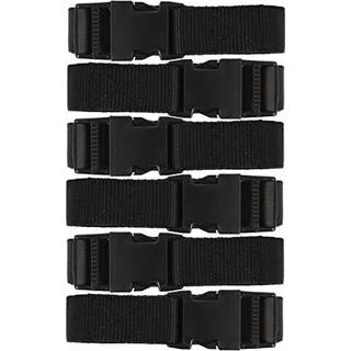 Harrier Hardware Utility Rem med Quick-Release Buckle Black 72-tommer 6-pack