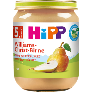 HiPP Økologisk frugt Williams-Christ-pære 87.60 DKK/1 kg (6 x 125.0g)