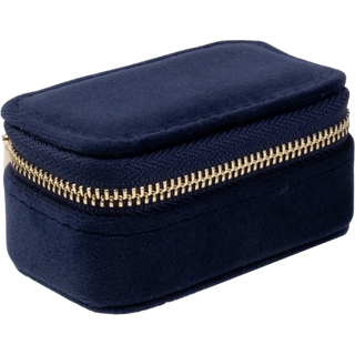 DARK Velvet Jewellery Box Micro Navy blue