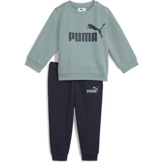 Puma Essentials Minicats Crew Shirt Set Toddler, Green, Size 2-4M, Clothing - Green Moon - 2-4M