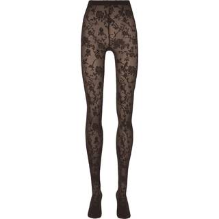 Wolford FLOWER TIGHTS 7005 Black Large