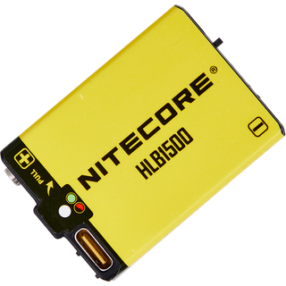 Batteri til Nitecore HLB1500 Li-ion 1500mAh 3,7V genopladeligt batteri