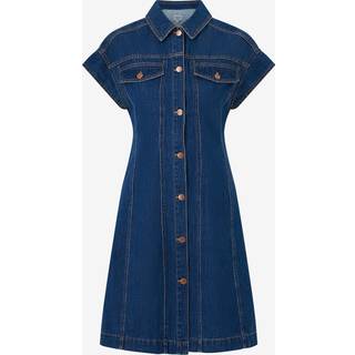 Saint Tropez Joannsz Dress Kjoler 30513870 Medium Blue Denim (LARGE)