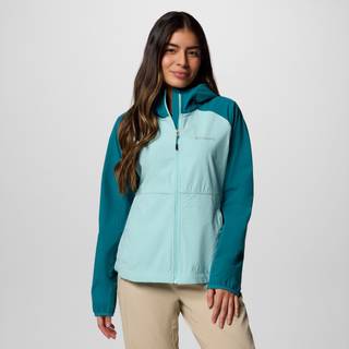 Columbia Columbia Green Helvetia II Printed Cropped Half Snap Fleece