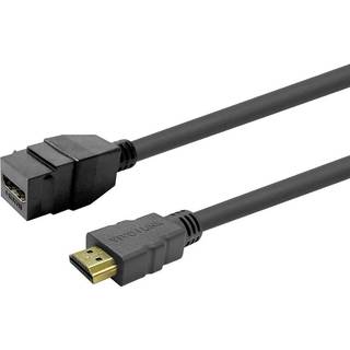 Keystone Black HDMI Female to