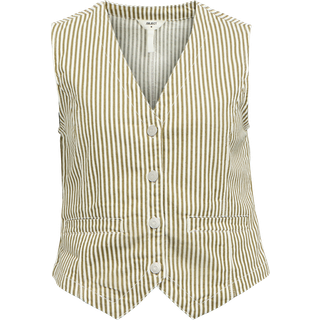 Stribet Vest