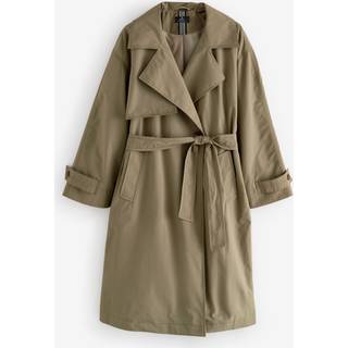 Next Khaki Green Shower Resistant Trench Coat