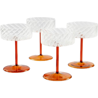 CAIO cocktailglas 4-pak - Orange