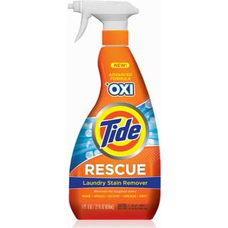 Tide Pletfjerner med Oxi Rescue - 4x22 fl oz; fjerner vin, kaffe, græs, fedt, blod fra tøj, polstring, tæppe og mere