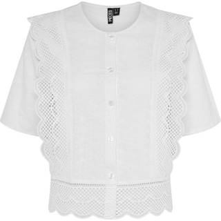 PIECES dame bluse PCSIMINA - Cloud Dancer - S