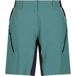 CMP Women's Free Bike Bermuda + Mesh Underwear Cykelbukser Damer størrelse 40 farve turkis