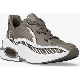 MK Toni Mixed-Media Trainers - Natural - Michael Kors - EU 39