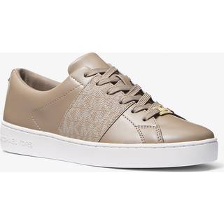MK Keaton Signature Logo Stripe Trainers - Natural - Michael Kors - EU 39