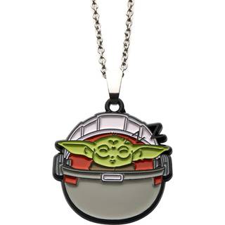 Star Wars mandalorianen barnet som sover i vagnhängen halsband