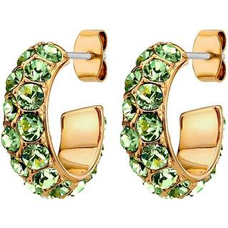 DYRBERG/KERN HEIDI ØRERING 460523 (Gold, Green, ONESIZE)