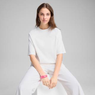 Women&#39;s Puma DARE TO Oversized T-Shirt, White, Size XL, Clothing - White - XL