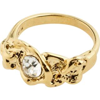 Pilgrim TINA organisk krystal ring guldbelagt
