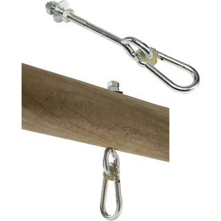 Gyngetilbehør- Krog med karabin, 160mm