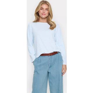 Saint Tropez Jarasz Ls T-Shirt Toppe & T-Shirts 30513926 Airy Blue Ice Stripe (MEDIUM)