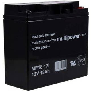 Powery Blybatteri (multipower) MP18-12I Vds