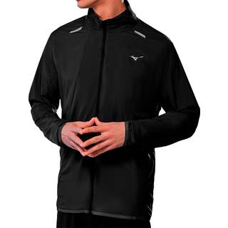 Mizuno Tech Light Jacket Running Jacket Men - Black, Size S - black