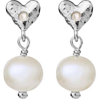 Maanesten Alia Øreringe Sølv