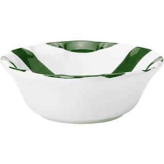Pick a Poppy Stripe Skål 15 Cm - Dessertskåle Lertøj Grøn - C041505AW24-168