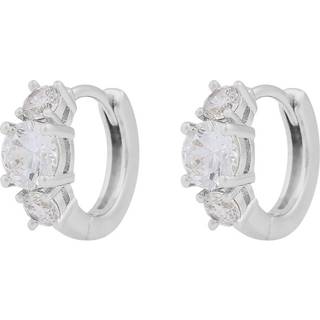 SNÖ Of Sweden Jen Stone Ring Earrings Silver Clear Onesize