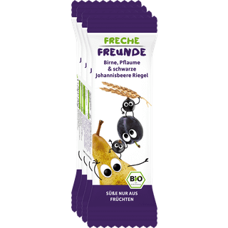 Freche Freunde Økologisk bar med pære, blomme og solbær 260.33 DKK/1 kg