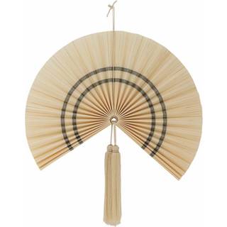 Bloomingville Jaime Vægdekoration Natur Bambus Med Mørk Detalje