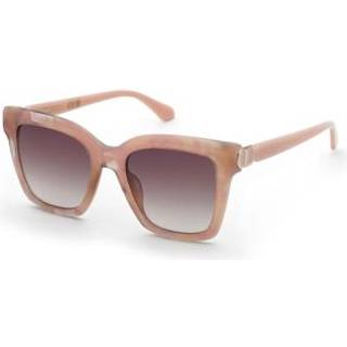Twinset Kvinde STW096 01KE Solbriller Acetat Rosa Brun Firkantet Normal Skygge