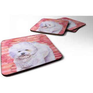 """" Caroline's Treasures Bichon Frize Love Decorative Coasters multicolor """"