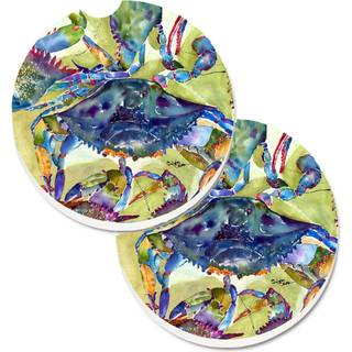 """" Caroline's Treasures Crab overalt i 2 kop indehaver af biler 8512CARC 2.56 multicolor """"