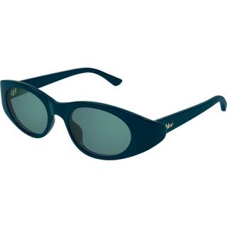 Chloé Kvinde CH0279S 003 Solbriller Acetat Grøn Blå Cat Eye