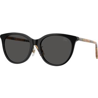 Burberry Kvinde BE4464D 416187 Solbriller Acetat Sort Grå Pantos Normal