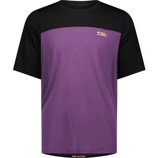 Mons Royale Diversion Merino Bike Jersey S/S Cykeljersey Herrer størrelse M farve lilla