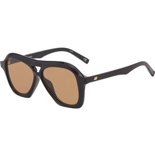 Le Specs Drizzle Black With Light Brown Mono Lens