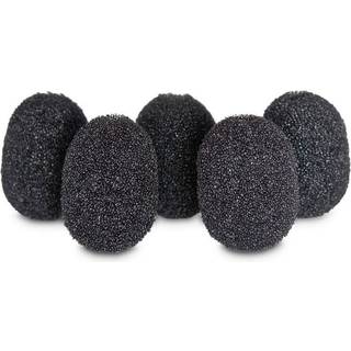 Rycote Lavalierskum Sort 5-pak