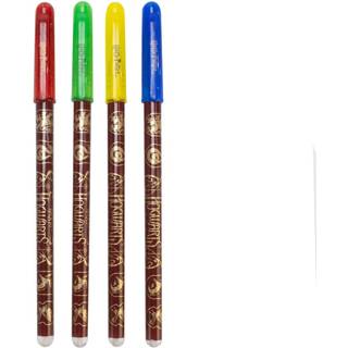 Harry Potter Gel Pens 4-Pack Colourful Crest