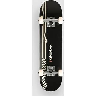 "Globe Kids Racer Mini 7.0"" Skateboard" - Uni - black/off/white