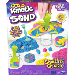 Spin Master kinetic sand squish n`create