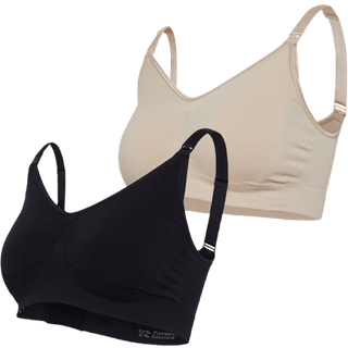Carriwell Original graviditets og amme-bh 2-pak - Beige+sort