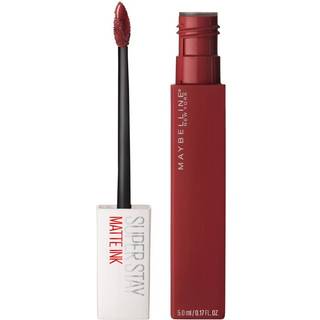 Maybelline Super Stay Matte Ink Flydende Lbestift Makeup Langvarig High Impact Color Op til 16H Br Voyager Deep Red 1 Count
