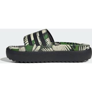 Adilette Platform sandaler - Crew Green / Core Black / Core Black - 40 1/2