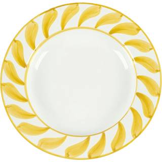 Pick a Poppy Swirl Dyb Tallerken 22 Cm - Dybe tallerkner Lertøj Gul - C032216SS24-159