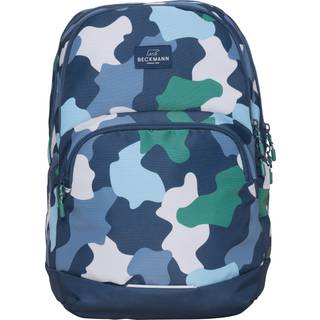 Beckmann Skoletaske Sport Jr. Camo - Blå