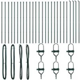 Hegnspæl Andet 26 pcs Grøn 3,2 x 3,2 x 200 cm Stål